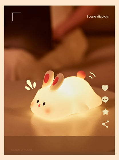 Big Face Rabbit Night Light