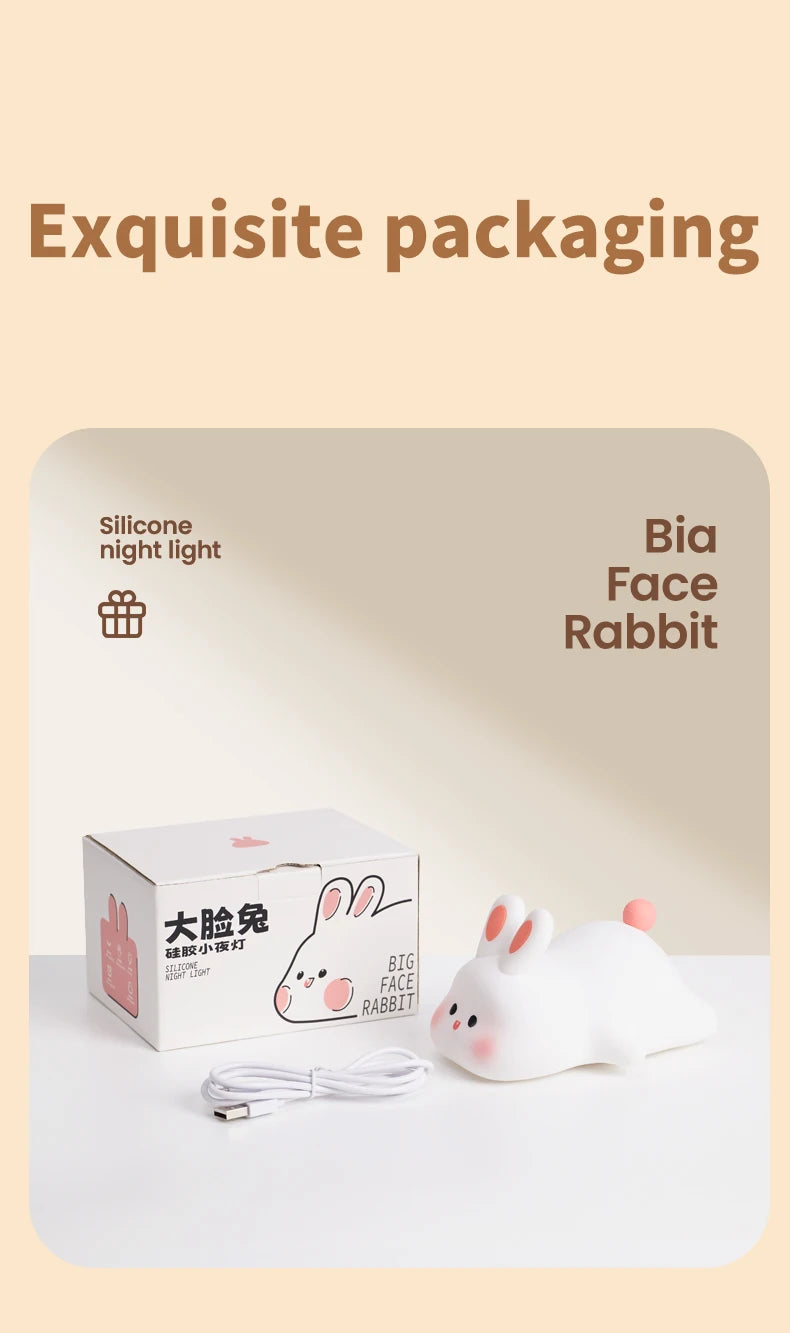 Big Face Rabbit Night Light