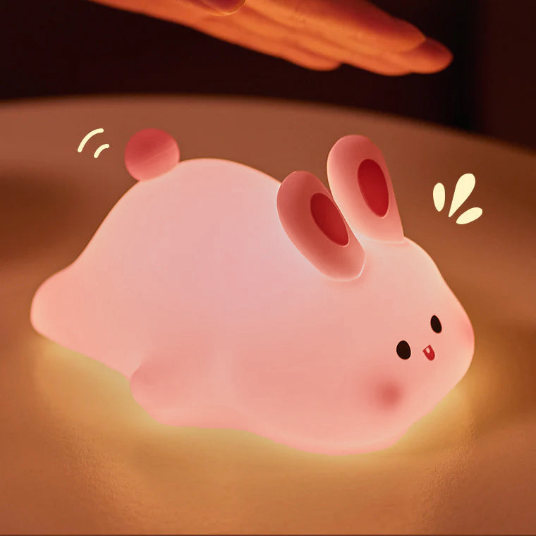 Squishy Bunny Tap Night Light