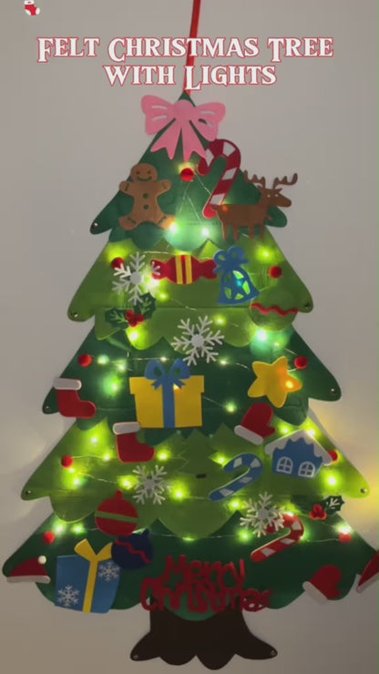 "Soft & Safe Felt Christmas Tree"